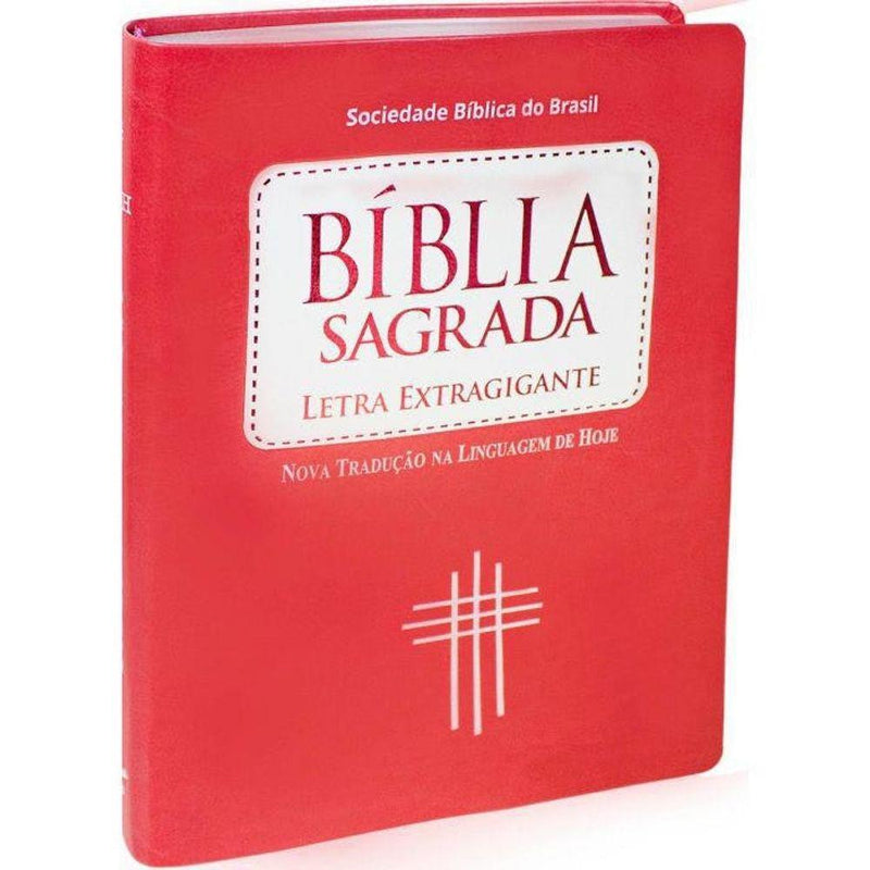 BÍBLIA SAGRADA NTLH - LETRA EXTRAGIGANTE - PÊSSEGO