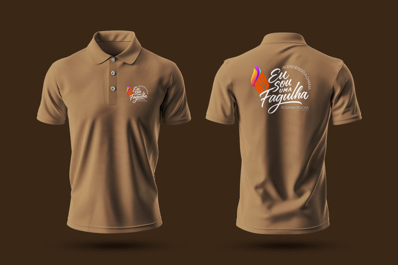 CAMISA POLO EU SOU UMA FAGULHA